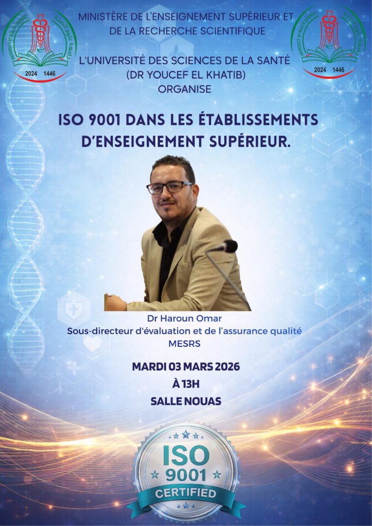 Awareness week for the quality certification project ISO 9001:2015