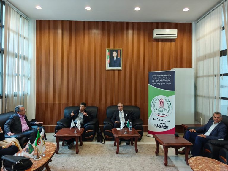 Receiving the European Union representative in charge of the University of Health Sciences file