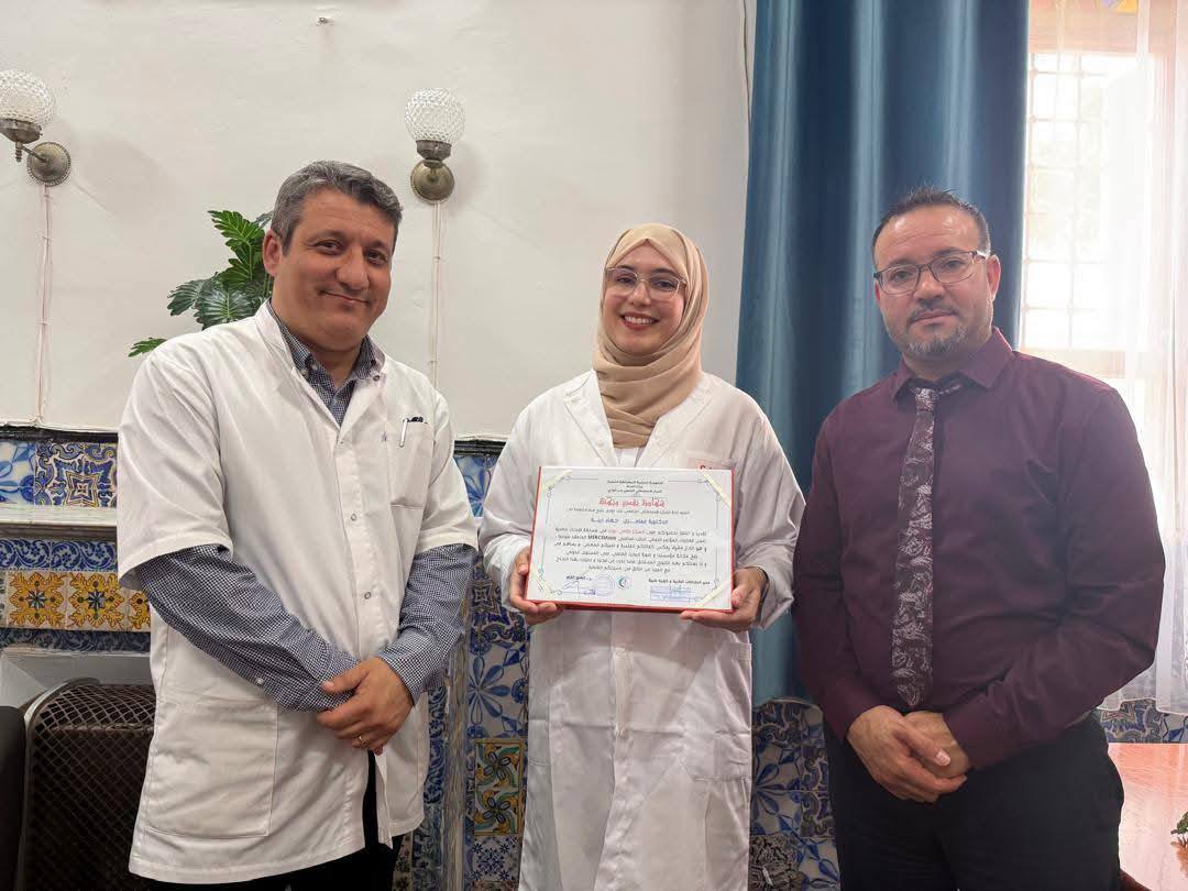 The “Mohamed Lamine Dbaghin” University Hospital in Bab El Oued honors Dr. Amamri_Dina_Jihad