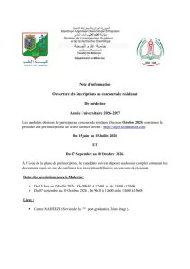 Note d&rsquo;information